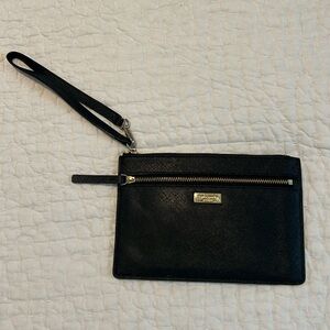 Kate spade wristlet clutch black